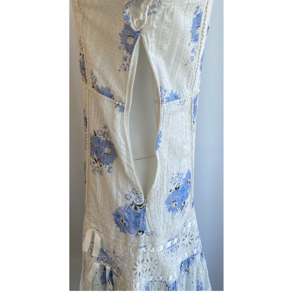 LoveShackFancy Reggie dress in morning mist sz 6 - Picture 6 of 14